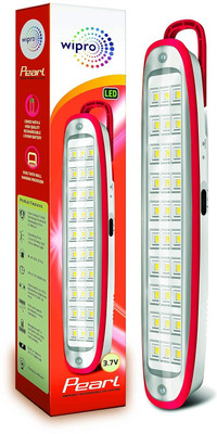 Wipro Pearl Rechargeable Emergency LED 6 hrs Lantern Emergency Light(Red)