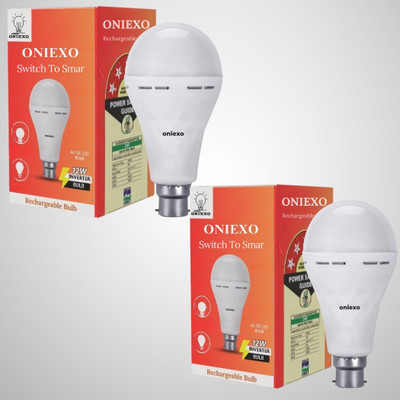 ONIEXO Smart 12W LED Emergency Light Bulb with Inverter Charging-0A15 4 hrs Bulb Emergency Light(White)