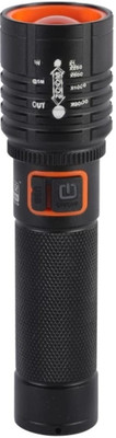 UNZAG (Zoomable Led Metal Torch)5 Modes Flashlight, Super Bright P 2 hrs Torch Emergency Light(Black, Red)