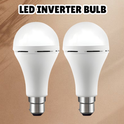 GUGGU 15W Emergency Inverter Bulb, Rechargeable Emergency Led Bulb For Power CutsP53 4 hrs Bulb Emergency Light(White)