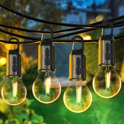 Xydrozen Camping Light Outdoor Decoration Lamp Bulb Type-C Charging 5 hrs Bulb Emergency Light(Transparent)