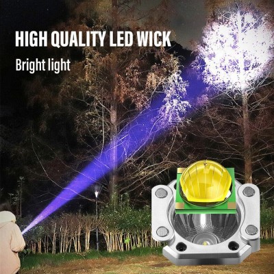 ASTOUND 7-Mode LED COB Torch Lights Rechargeable | Torch Light 5 hrs Torch Emergency Light(Multicolor)