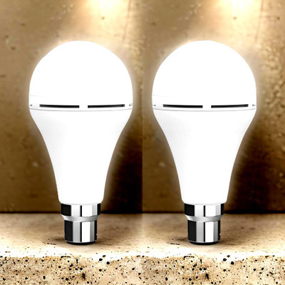 FRONY Surya Emergency Bulb 12W Rechargeable LED Emergency Light_Pack of 2 DP177 4 hrs Bulb Emergency Light(White)