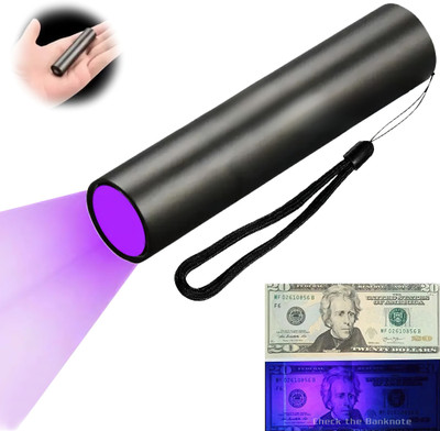 ZOTIMO UV Ultraviolet UV Flashlight for Pet Cat Urine Detection Black Torch LED Light 10 hrs Torch Emergency Light(Black)