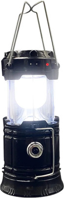 GLOWISH Solar USB Rechargeable Lantern Flashlight Emergency Hanging Lights for Camping 2 hrs Lantern Emergency Light(Multicolor)