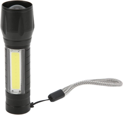 WunderVoX Small Portable Lamp Pocket Torch-Black 2 hrs Torch Emergency Light(Black)