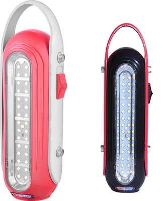STARDEEP 8787-EMERGENCY-LIGHT-WITH-SOLAR-PANEL-RED-COLOUR Lantern 7 hrs Lantern Emergency Light(Red, Black)