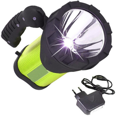 HI-BRIGHT New Waterproof 200W Rechargeable Bright Led Torch 10 hrs Torch Emergency Light(Multicolor)