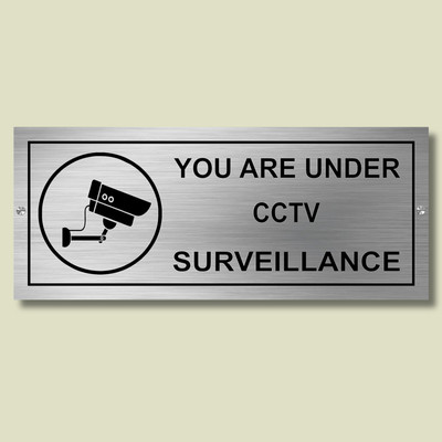 SEF Graphix You are Under Surveillance of CCTV Emergency Sign