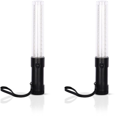 Robustt Traffic Safety Baton Light Rechargeable - 12 inch (Pack of 2) Emergency Sign