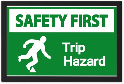 Ritwika's Safety First Trip Hazard Emergency Sign