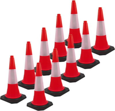 Kunplast Parking Barrier Traffic Cones for no parking zones, road safety Emergency Sign