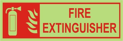 ABCD FIRE EXTINGUISHER Emergency Sign(Reflective Sign)