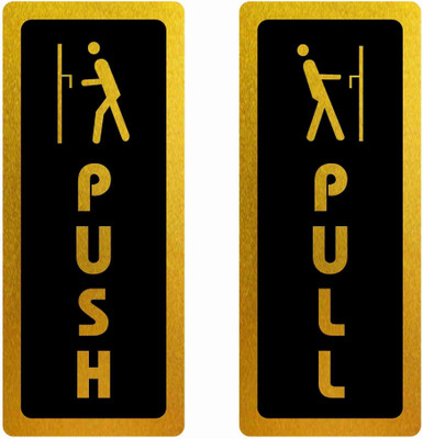 Century Designs Push, Pull Emergency Sign