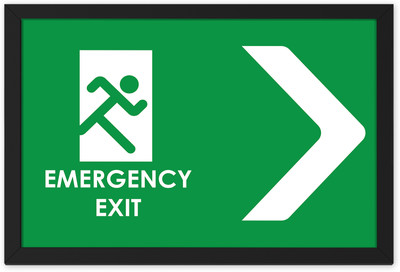 Ritwika's Emergency Exit Emergency Sign
