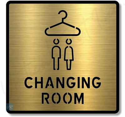 Parikshit Sublimation Changing room Emergency Sign(Reflective Sign)