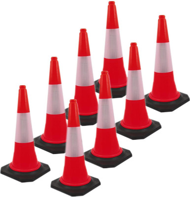 Kunplast Parking Barrier Traffic Cones for no parking zones, road safety Emergency Sign