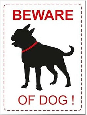 Mojopix Beware of Dog Sign Board Print On 5mm Thick–9x12 inch Sunboard Emergency Sign(Reflective Sign)