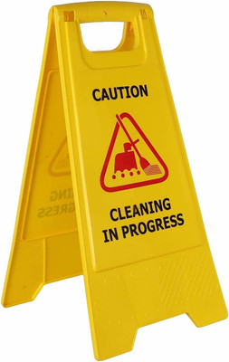 AMIGOS STORE Caution Cleaning in Progress Emergency Sign(Reflective Sign)