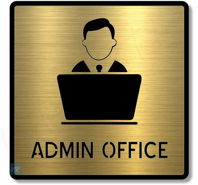 Parikshit Sublimation Admin office Emergency Sign(Reflective Sign)