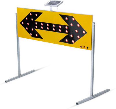 Robustt CROSS ROUTE INDICATOR Emergency Sign(Reflective Sign)
