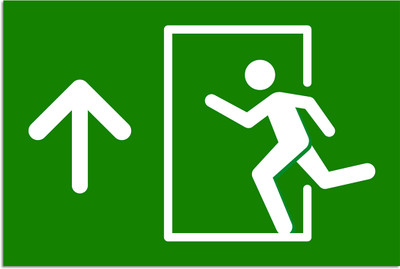 Ritwika's Emergency Exit Emergency Sign