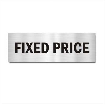 Mindcraftz Fixed Price Acrylic Signboard Emergency Sign(Reflective Sign)