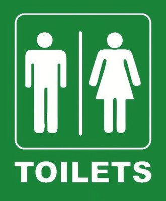 stylishdecor Toilets Emergency Sign(Reflective Sign)