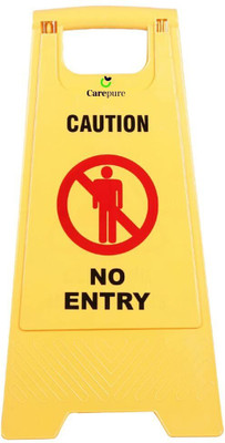 KR STORE Caution No Entry Emergency Sign(Reflective Sign)