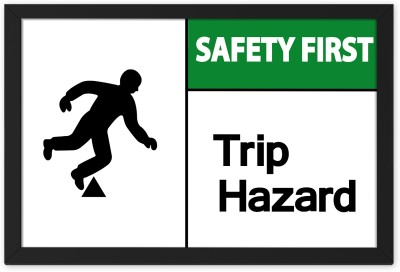 Ritwika's Safety First Trip Hazard Emergency Sign