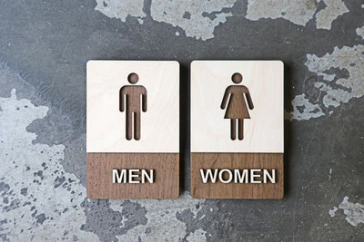 STONE X MEN WOMEN Emergency Sign