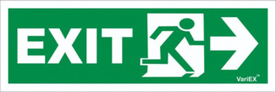 variex Exit Emergency Sign(Reflective Sign)