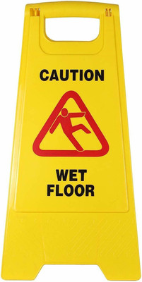KR STORE Wet Floor Emergency Sign(Reflective Sign)