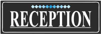 SRKAVTRADERS Reception Emergency Sign(Reflective Sign)