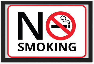 Ritwika's No Smoking Emergency Sign