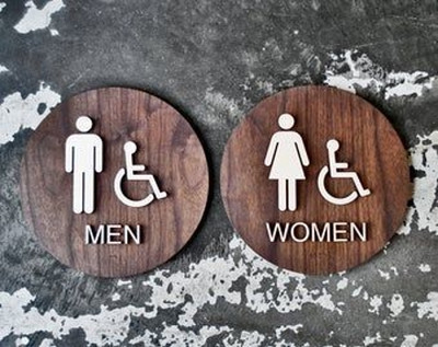 STONE X MEN WOMEN Emergency Sign