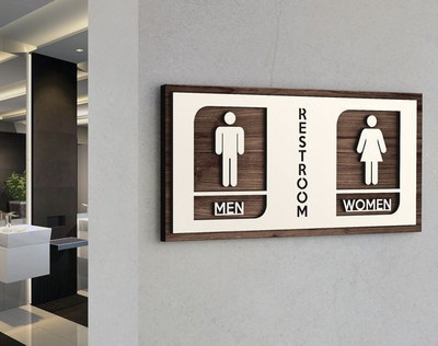 STONE X MEN WOMEN Emergency Sign