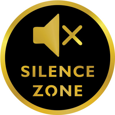 Woxour Enterprise SILENCE ZONE Emergency Sign