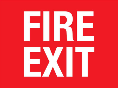 SBD TEXT Emergency Sign
