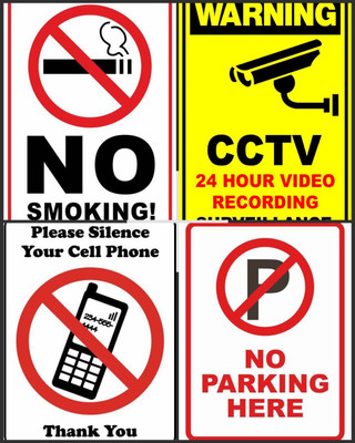 SBD TEXT AND SIGN Emergency Sign