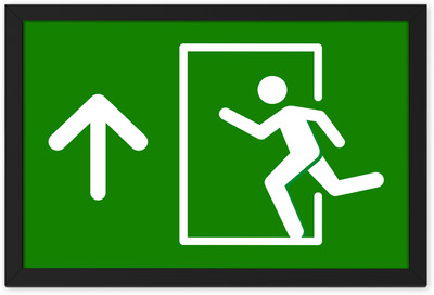 Ritwika's Emergency Exit Emergency Sign