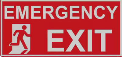 DETECT EMERGENCY Emergency Sign