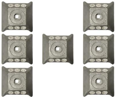 Ladwa Rugged Aluminium Body & High-Visibility White Diamond Reflector (Pack of 7) Emergency Sign(Reflective Sign)