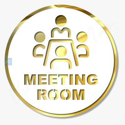 Feeling Well MEETING ROOM Emergency Sign(Reflective Sign)