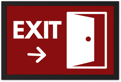 Ritwika's Emergency Exit Emergency Sign