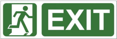 Imagine Printing Solutions EXIT Emergency Sign(Reflective Sign)