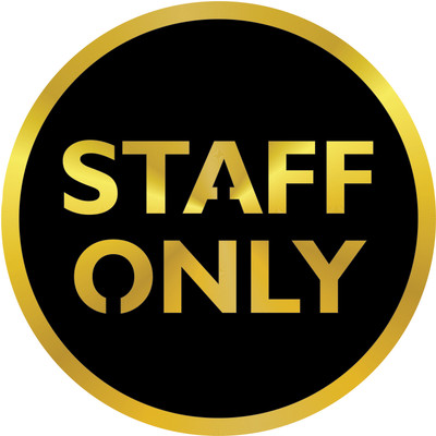 Woxour Enterprise STAFF ONLY Emergency Sign