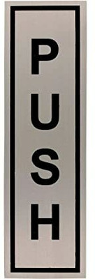 Kebica Push Emergency Sign(Reflective Sign)