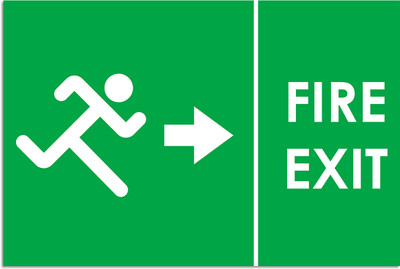 Ritwika's Emergency Fire Exit Emergency Sign