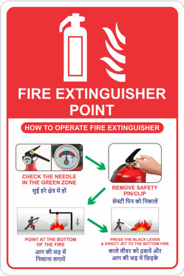 PRIBOX FIRE EXTENGUISHER POINT Emergency Sign